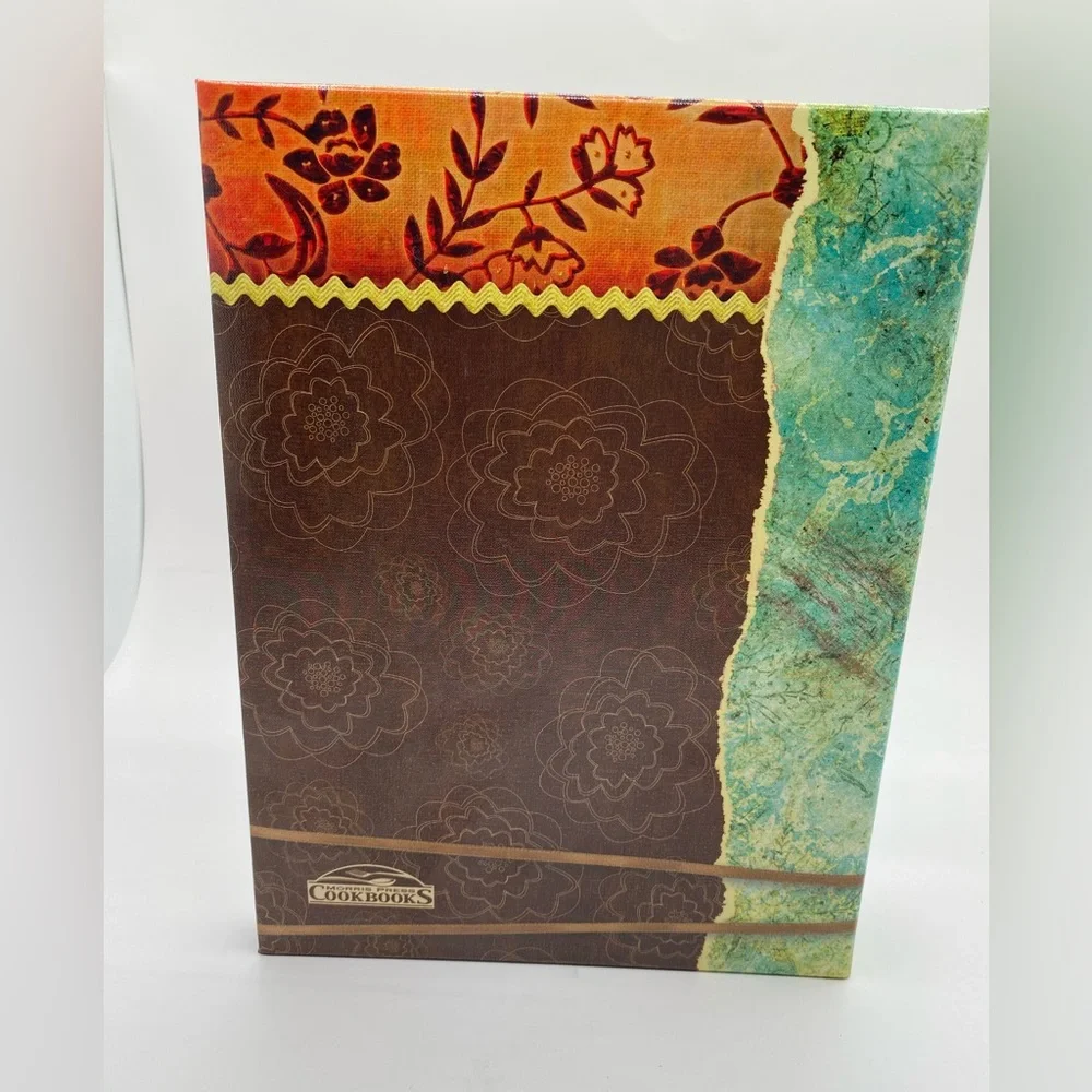 Prize-Winning Recipes Cookbook - Turquoise, Brown & Orange Cover
